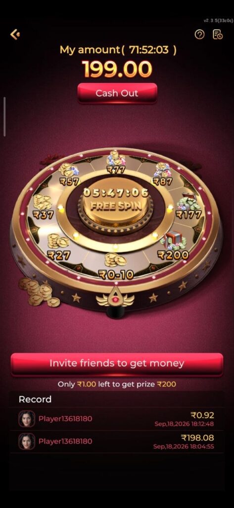 IJ7 Game free spin wheel with IJ7 App balance, IJ7 APK cash out feature, and IJ7 Game rewards